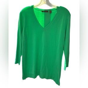 525 America Green V-Neck Sweater